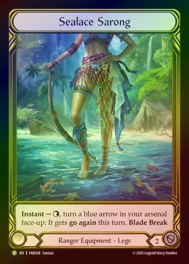 【GF】[Ranger] Sealace Sarong (Extended Art) [FAB338-P]