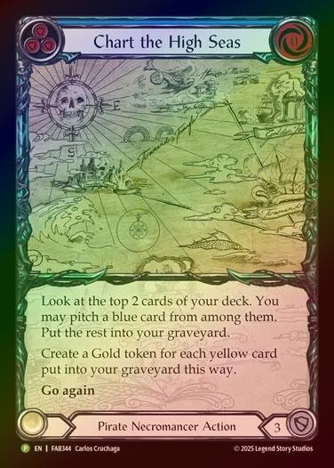 【RF】[Pirate Necromancer] Chart the High Seas (Extended Art) [FAB344-P]