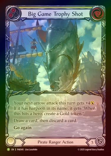 【RF】[Pirate Ranger] Big Game Trophy Shot (Extended Art) [FAB345-P]