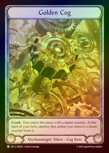 【CF】[Mechanologist] Golden Cog (Extended Art) [FAB353-P]