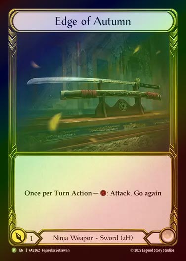 【GF】[Ninja] Edge of Autumn [FAB362-P]