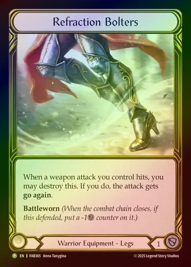 【GF】[Warrior] Refraction Bolters [FAB365-P]