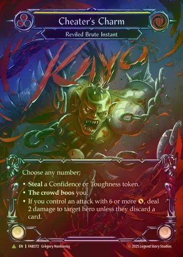 【CF】[Reviled Brute] Cheater's Charm (Extended Art)  [FAB372-P]