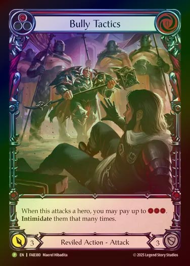 【CF】[Reviled] Bully Tactics (Extended Art)  [FAB380-P]