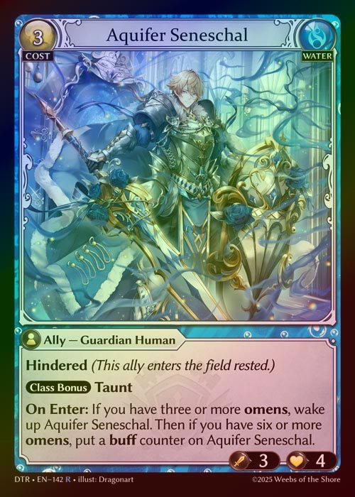 【FOIL】[Water] Aquifer Seneschal [DTR142-R]