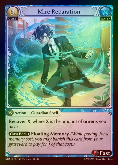 【FOIL】[Water] Mire Reparation [DTR156-C]