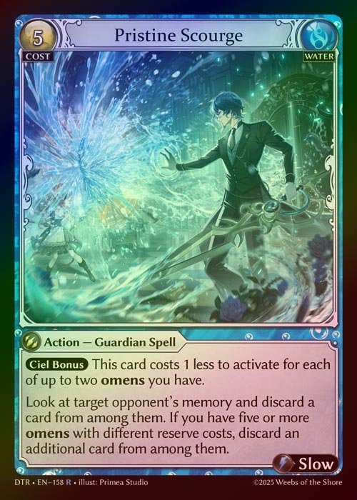【FOIL】[Water] Pristine Scourge [DTR158-R]