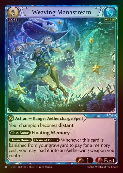 【FOIL】[Water] Weaving Manastream [DTR168-SR]