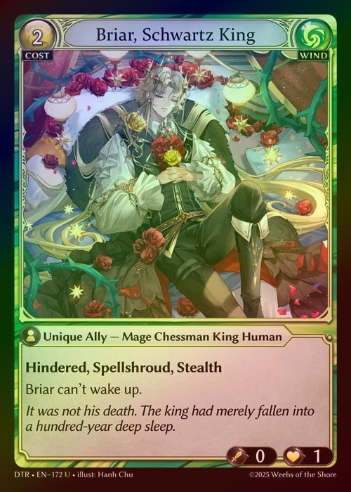 【FOIL】[Wind] Briar, Schwartz King [DTR172-U]