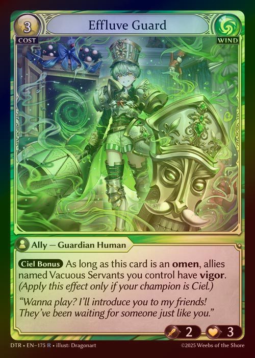 【FOIL】[Wind] Effluve Guard [DTR175-R]