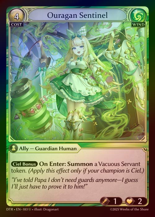 【FOIL】[Wind] Ouragan Sentinel [DTR183-U]