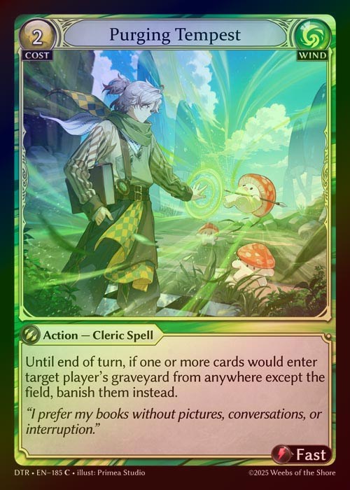 【FOIL】[Wind] Purging Tempest [DTR185-C]
