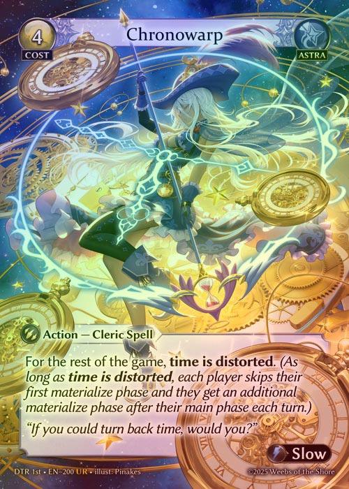 【FOIL】[Astra] Chronowarp [DTR200-UR]