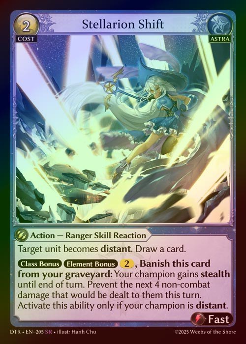 【FOIL】[Astra] Stellarion Shift [DTR205-SR]