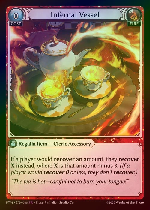 【FOIL】[Fire] Infernal Vessel [PTM018-SR]