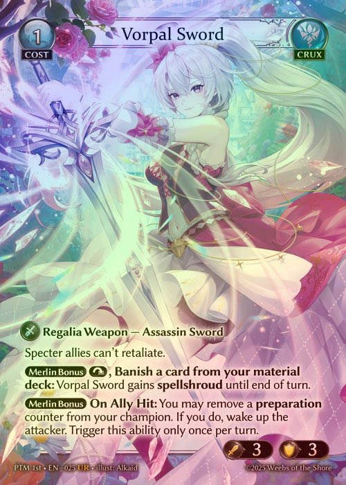 【FOIL】[Crux] Vorpal Sword [PTM025-UR]