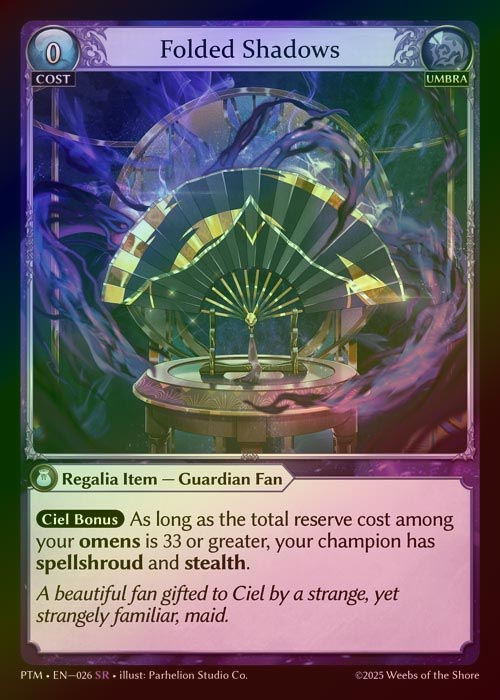 【FOIL】[Umbra] Folded Shadows [PTM026-SR]