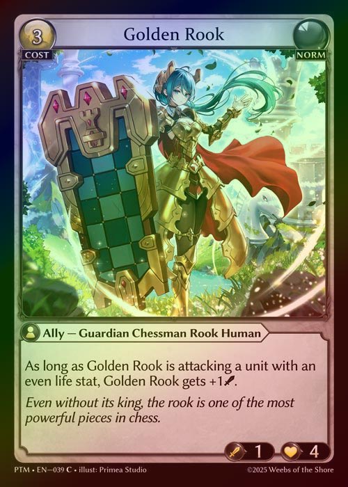 【FOIL】[Norm] Golden Rook [PTM039-C]