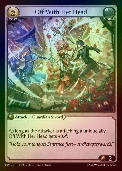 【FOIL】[Norm] Off With Her Head [PTM054-C]