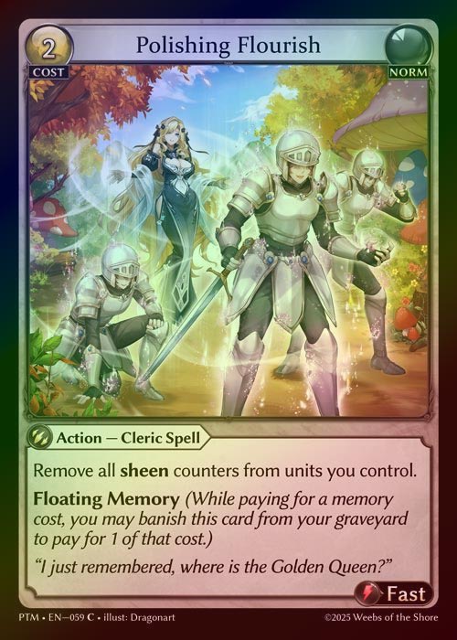 【FOIL】[Norm] Polishing Flourish [PTM059-C]