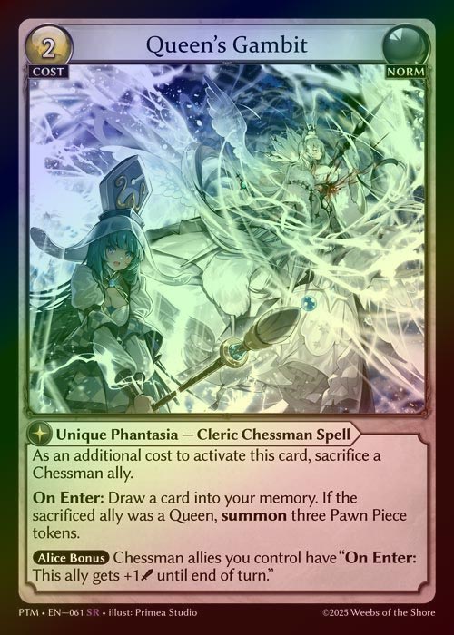 【FOIL】[Norm] Queen's Gambit [PTM061-SR]