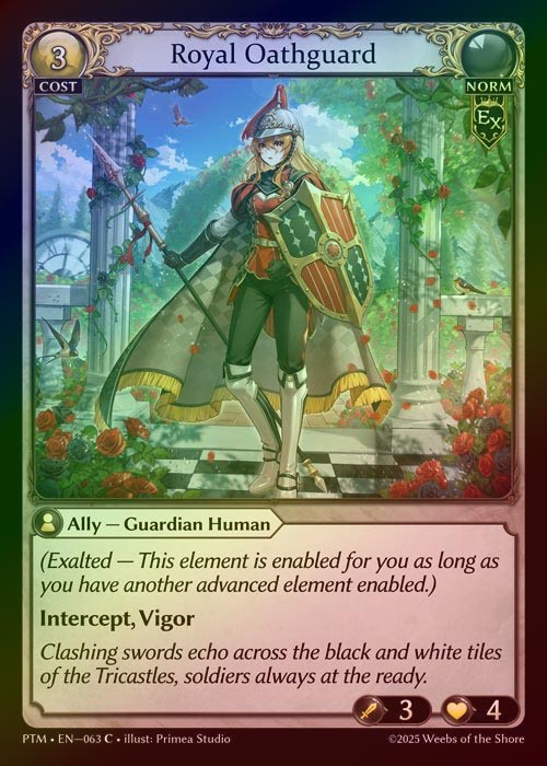 【FOIL】[Norm] Royal Oathguard [PTM063-C]