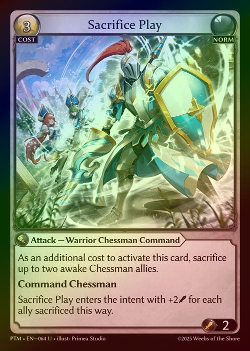 【FOIL】[Norm] Sacrifice Play [PTM064-U]