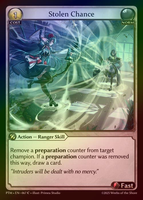 【FOIL】[Norm] Stolen Chance [PTM067-C]