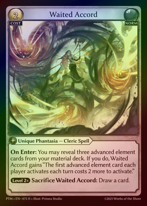 【FOIL】[Norm] Waited Accord [PTM075-R]