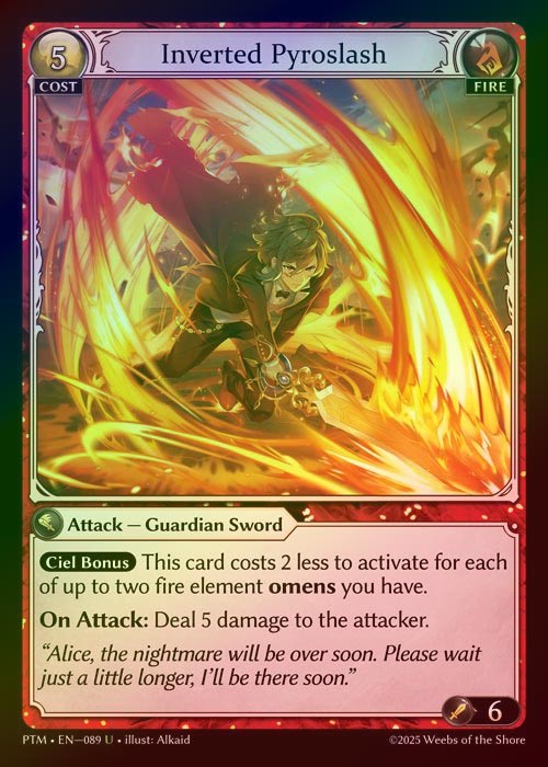 【FOIL】[Fire] Inverted Pyroslash [PTM089-U]