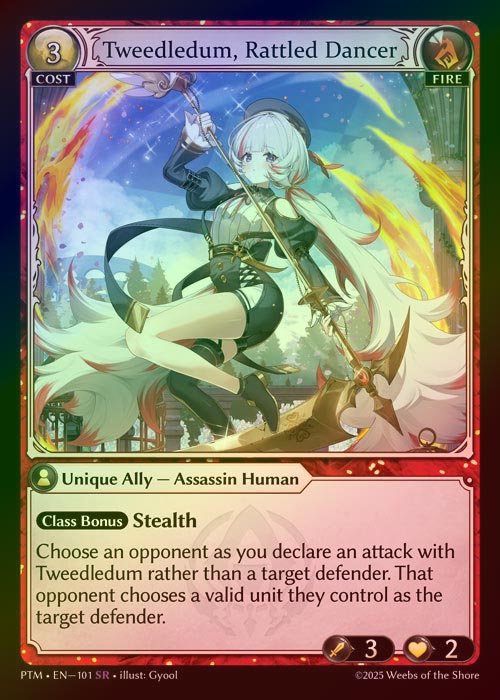 【FOIL】[Fire] Tweedledum, Rattled Dancer [PTM101-SR]