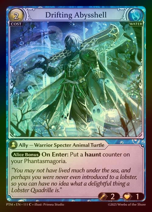 【FOIL】[Water] Drifting Abysshell [PTM111-C]