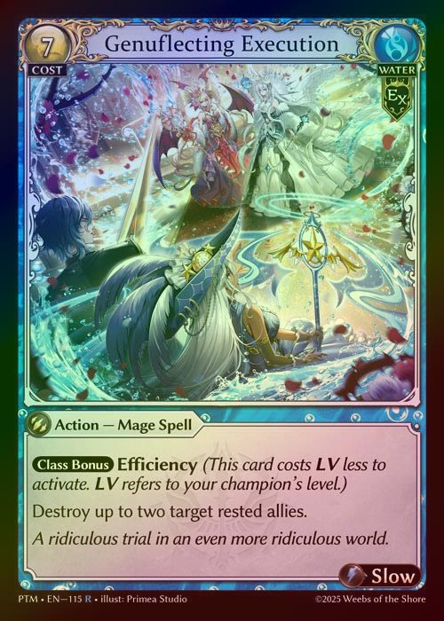 【FOIL】[Water] Genuflecting Execution [PTM115-R]