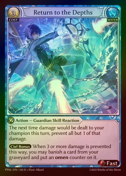 【FOIL】[Water] Return to the Depths [PTM124-R]
