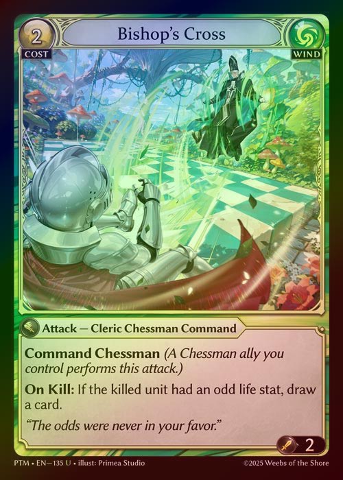 【FOIL】[Wind] Bishop's Cross [PTM135-U]