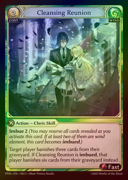 【FOIL】[Wind] Cleansing Reunion [PTM138-U]