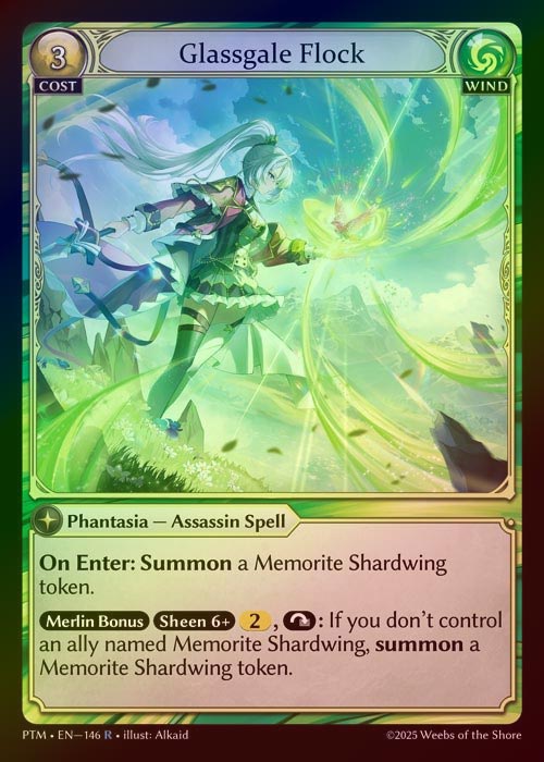 【FOIL】[Wind] Glassgale Flock [PTM146-R]