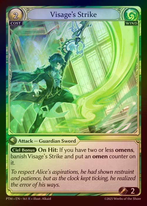 【FOIL】[Wind] Visage's Strike [PTM161-R]