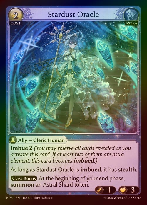 【FOIL】[Astra] Stardust Oracle [PTM168-U]