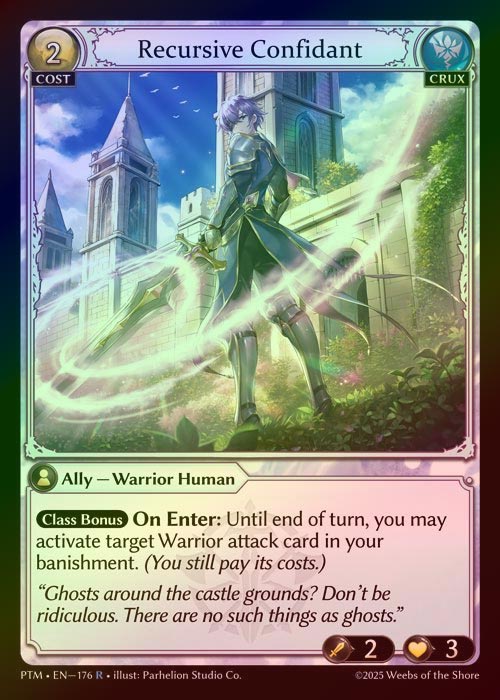 【FOIL】[Crux] Recursive Confidant [PTM176-R]