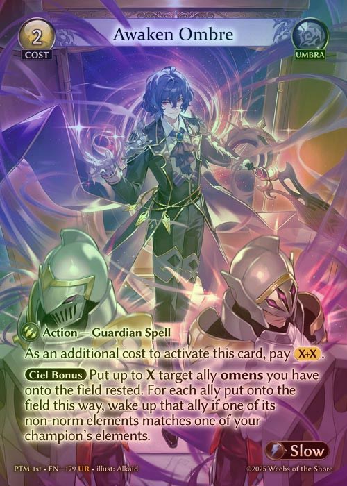 【FOIL】[Umbra] Awaken Ombre [PTM179-UR]