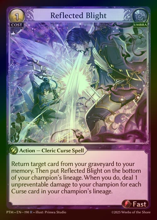 【FOIL】[Umbra] Reflected Blight [PTM190-R]