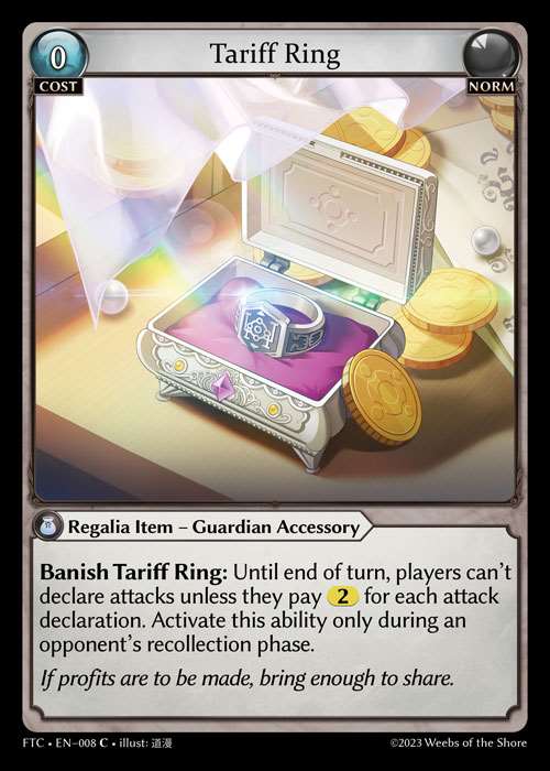 [Norm] Tariff Ring [FTC008-C]