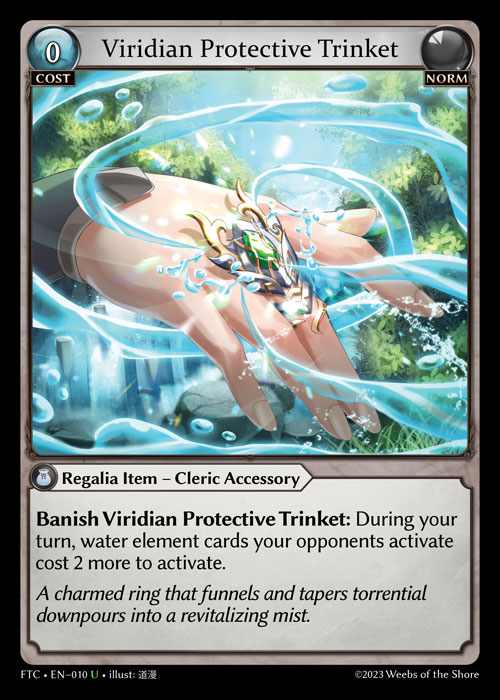 [Norm] Viridian Protective Trinket [FTC010-U]