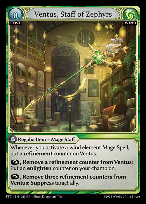 [Wind] Ventus, Staff of Zephyrs [FTC020-SR]