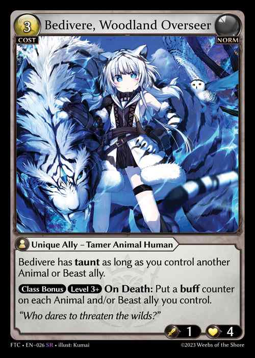 [Norm] Bedivere, Woodland Overseer [FTC026-SR]