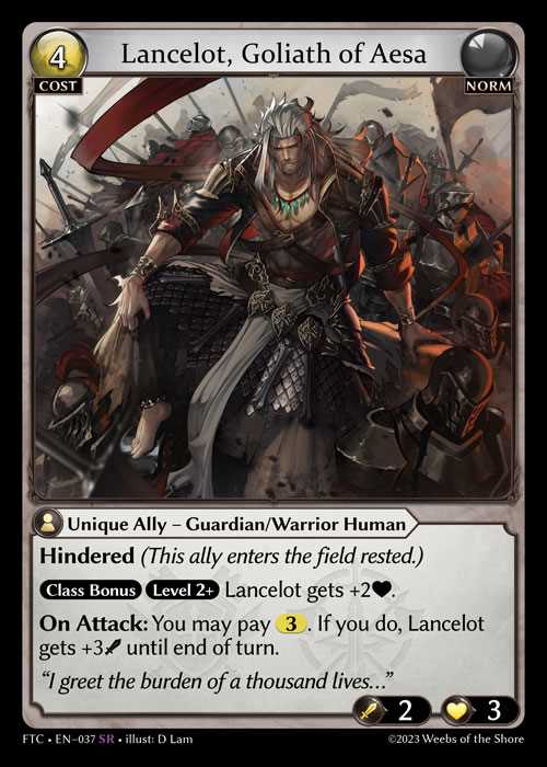 [Norm] Lancelot, Goliath of Aesa [FTC037-SR]