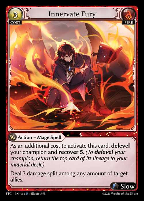 [Fire] Innervate Fury [FTC055-R]