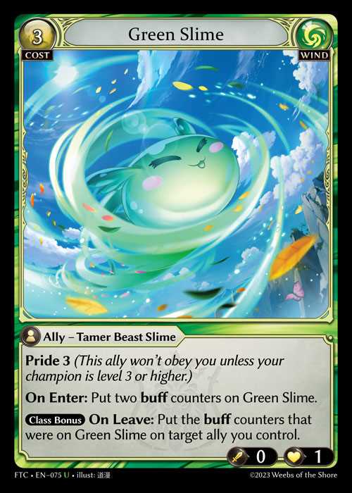 [Wind] Green Slime [FTC075-U]