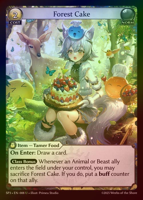 【FOIL】[Norm] Forest Cake [SP3_008-U]